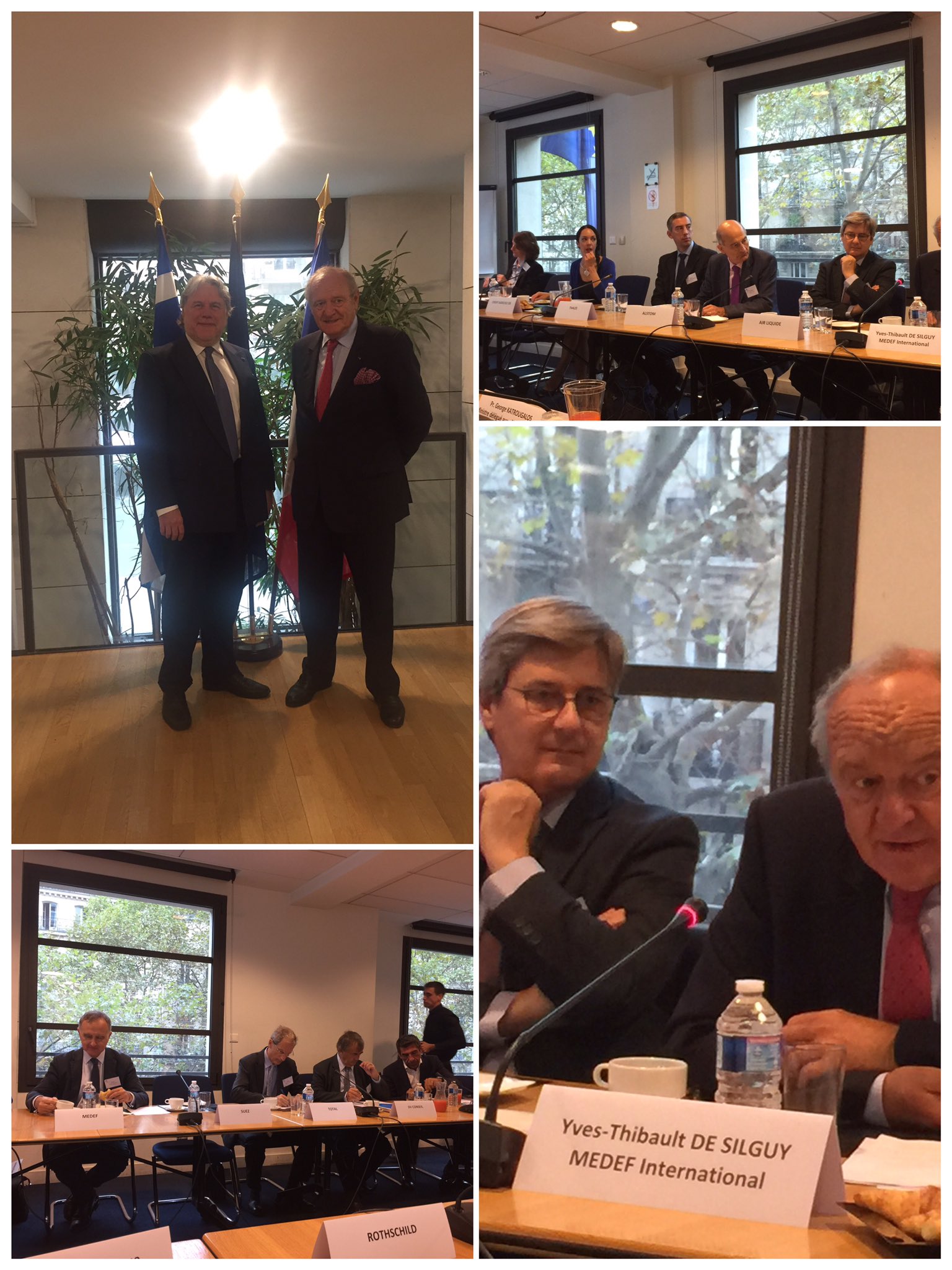 Visite du Ministre-adjoint aux Affaires étrangères M. Georges Katrougalos à Paris